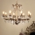 ONLI - Lampadario a sospensione con catena TERESA 8xE14/6W/230V bronzo