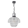 ONLI - Lampadario a sospensione con catena ZAIR 1xE27/22W/230V nero/argento