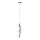 ONLI - Lampadario a sospensione con cavo KIMBERLY 6xG9/6W/230V cromo lucido