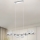 ONLI - Lampadario a sospensione con cavo KIMBERLY 8xG9/6W/230V, cromo lucido