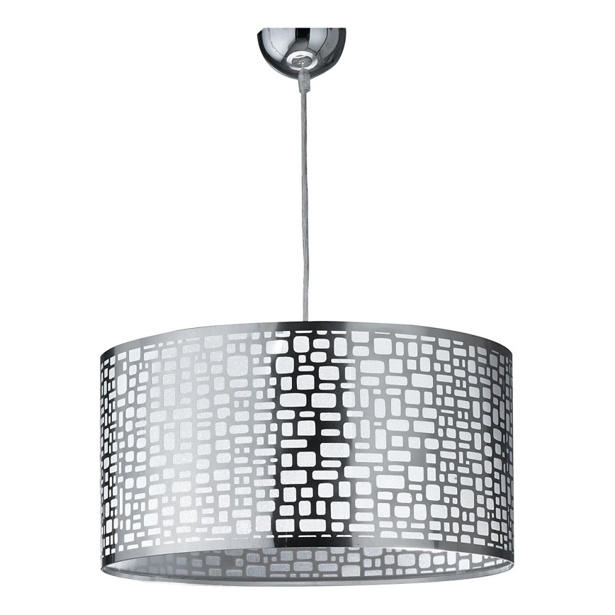 ONLI - Lampadario a sospensione con filo BRUCE 1xE27/15W/230V diametro 45 cm cromo opaco