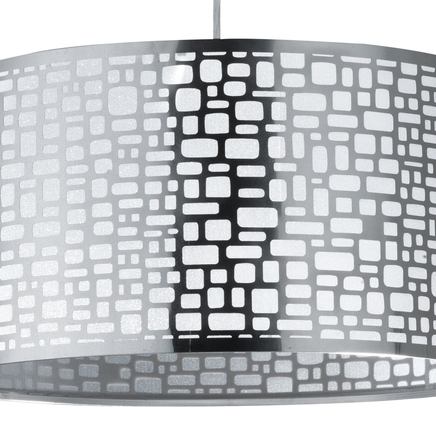 ONLI - Lampadario a sospensione con filo BRUCE 1xE27/15W/230V diametro 45 cm cromo opaco