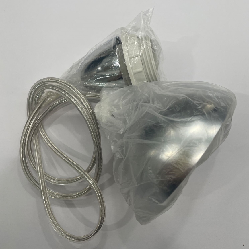 ONLI - Lampadario a sospensione con filo BRUCE 1xE27/15W/230V diametro 45 cm cromo opaco
