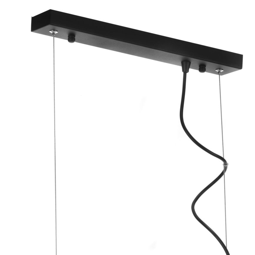 ONLI - Lampadario a sospensione con filo FLOKI 4xE27/15W/230V nero/rame