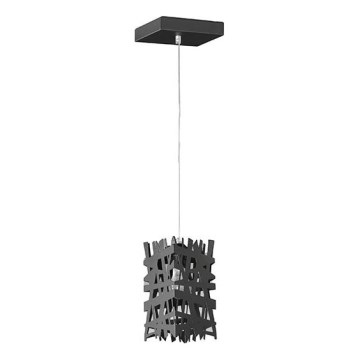 ONLI - Lampadario a sospensione con filo FORESTA 1xE27/15W/230V nero