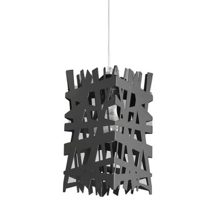 ONLI - Lampadario a sospensione con filo FORESTA 1xE27/15W/230V nero