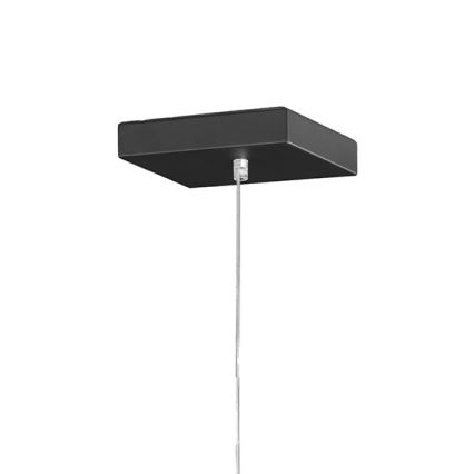 ONLI - Lampadario a sospensione con filo FORESTA 1xE27/15W/230V nero