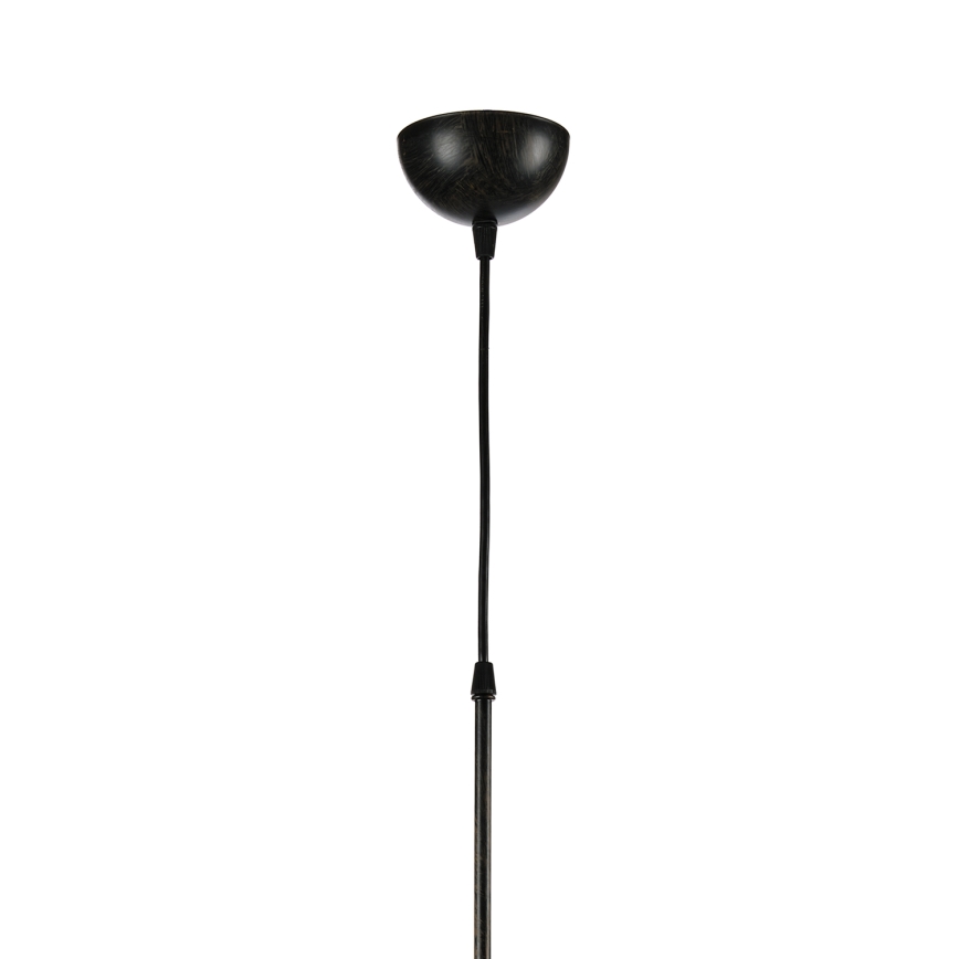ONLI - Lampadario a sospensione con filo MAIDA 1xE27/15W/230V diametro 50 cm marrone
