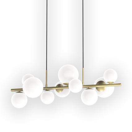 ONLI - Lampadario a sospensione con filo PALOMA 10xG9/10W/230V oro