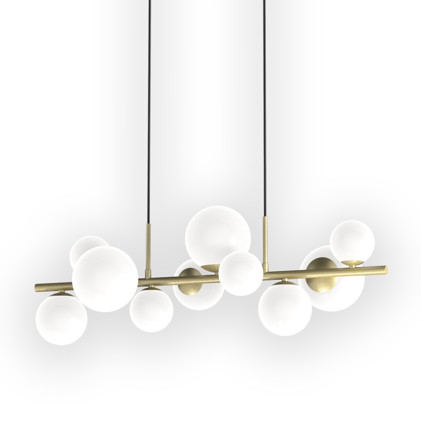 ONLI - Lampadario a sospensione con filo PALOMA 10xG9/10W/230V oro