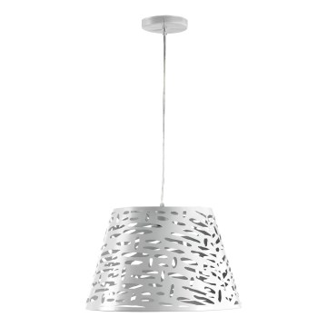 ONLI - Lampadario a sospensione con filo RICKY 1xE27/15W/230V diametro 40 cm bianco