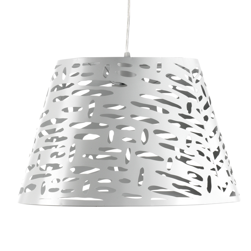 ONLI - Lampadario a sospensione con filo RICKY 1xE27/15W/230V diametro 40 cm bianco