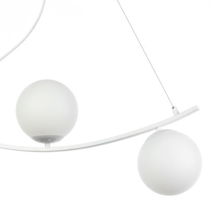 ONLI - Lampadario a sospensione con filo TRIO 3xE14/6W/230V bianco