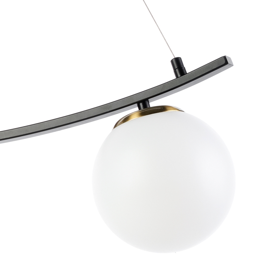 ONLI - Lampadario a sospensione con filo TRIO 3xE14/6W/230V nero