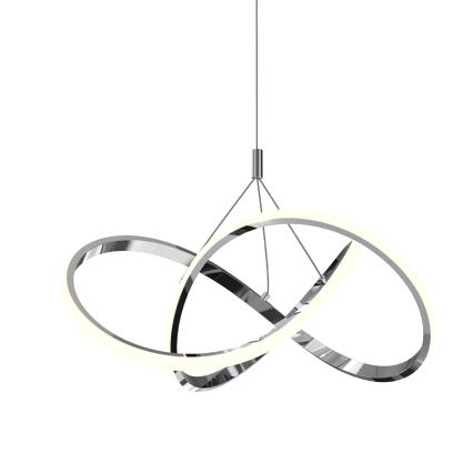 ONLI - Lampadario LED a sospensione con filo LOOP LED/40W/230V 4000K cromo lucido