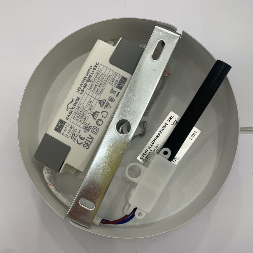 ONLI - Lampadario LED a sospensione con filo LOOP LED/40W/230V 4000K cromo lucido