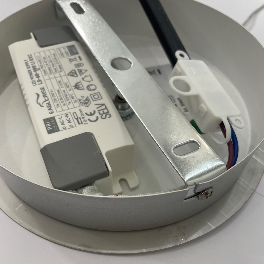 ONLI - Lampadario LED a sospensione con filo LOOP LED/40W/230V 4000K cromo lucido