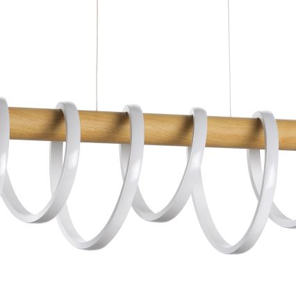 ONLI - Lampadario LED a sospensione con filo NILO LED/70W/230V 4000K marrone/bianco
