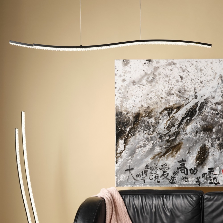 ONLI - Lampadario LED a sospensione con filo ONDA LED/30W/230V 4000K nero