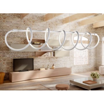ONLI - Lampadario LED a sospensione con filo SPIRALE LED/72W/230V 3000K bianco
