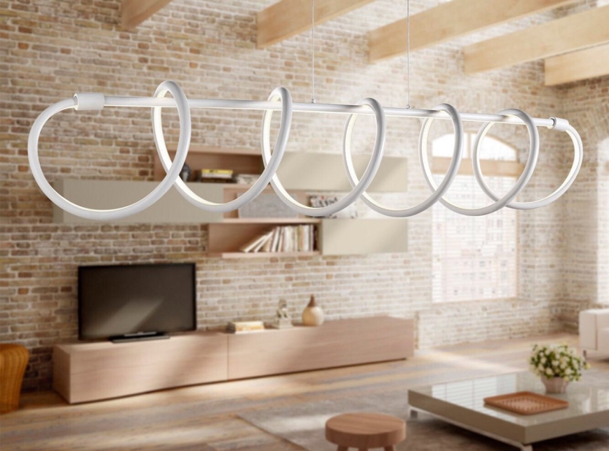 ONLI - Lampadario LED a sospensione con filo SPIRALE LED/72W/230V 3000K bianco