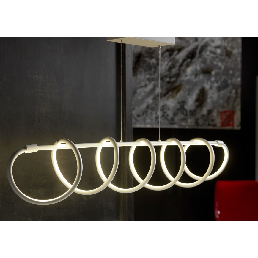 ONLI - Lampadario LED a sospensione con filo SPIRALE LED/72W/230V 3000K bianco