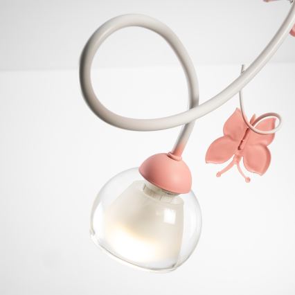 ONLI - Lampadario per bambini BUTTERFLY 3xE14/6W/230V