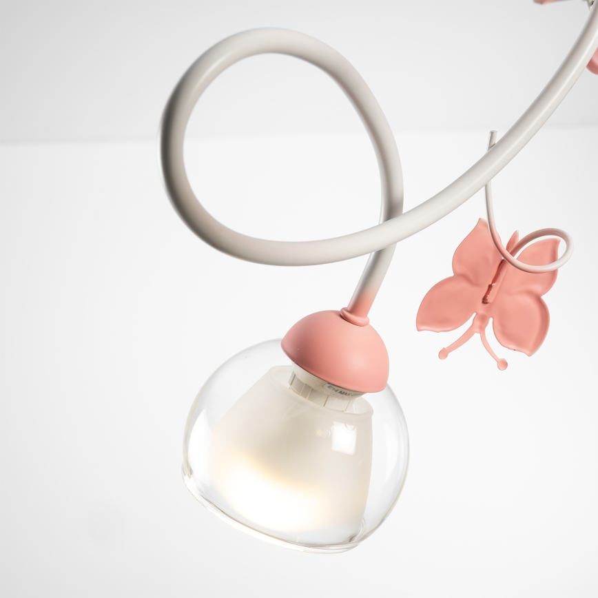 ONLI - Lampadario per bambini BUTTERFLY 3xE14/6W/230V