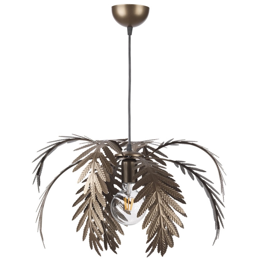 ONLI - Lampadario sospeso DUBAI su cavo 1xE27/22W/230V, finitura bronzo