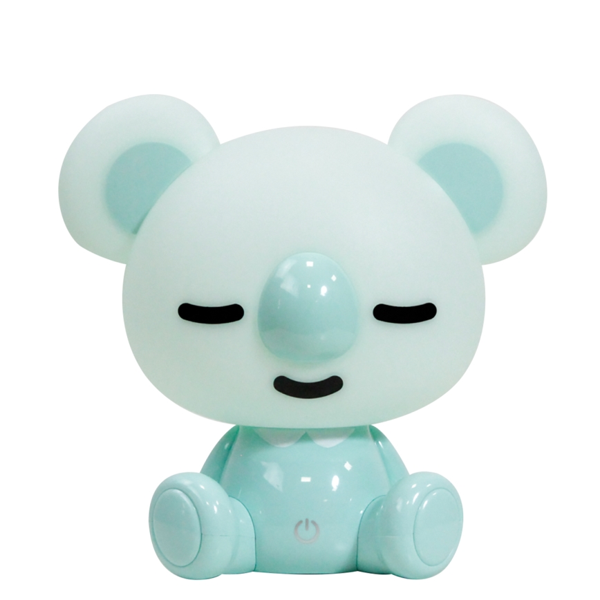 ONLI - Lampada notturna dimmerabile a LED per bambini PUPPIES LED/3W/230V 20 cm koala/verde
