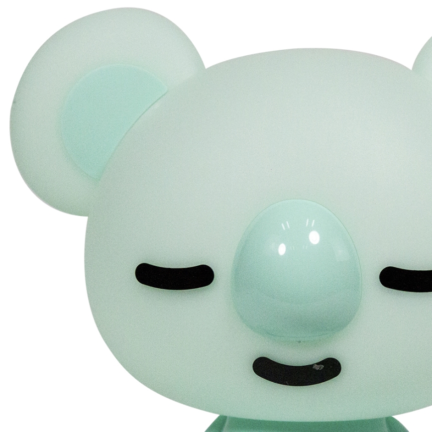 ONLI - Lampada notturna dimmerabile a LED per bambini PUPPIES LED/3W/230V 20 cm koala/verde