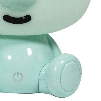 ONLI - Lampada notturna dimmerabile a LED per bambini PUPPIES LED/3W/230V 20 cm koala/verde