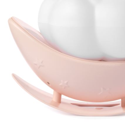 ONLI - Lampada notturna ricaricabile a LED per bambini NUVOLINA LED/2,5W/5V 300 mAh cane/rosa