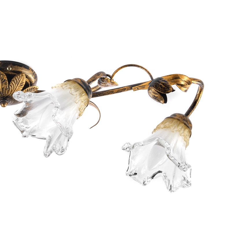 ONLI - Plafoniera ARIANNA 4xE14/6W/230V bronzo