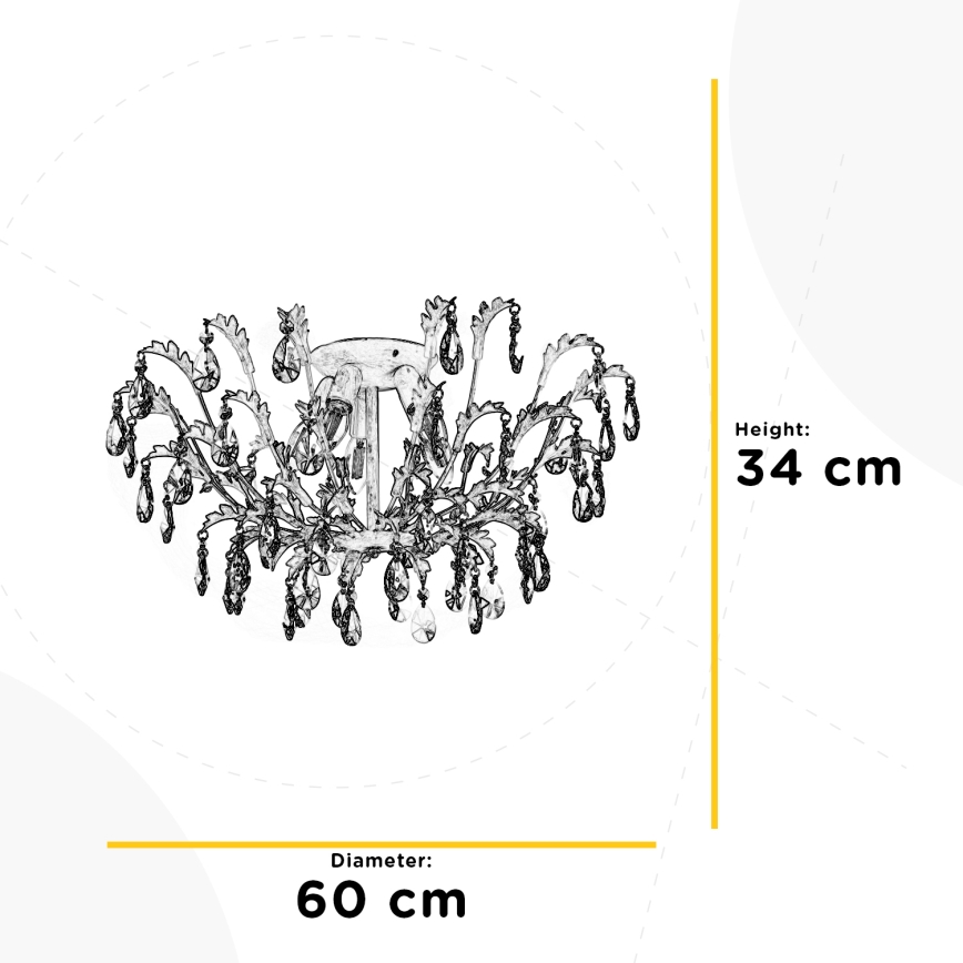ONLI - Plafoniera CESTA 5xE14/6W/230V