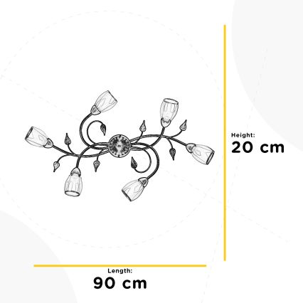 ONLI - Plafoniera LILIANA 6xE14/6W/230V