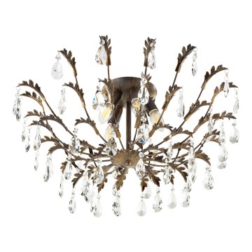 ONLI - Plafoniera TERESA 5xE14/6W/230V bronzo