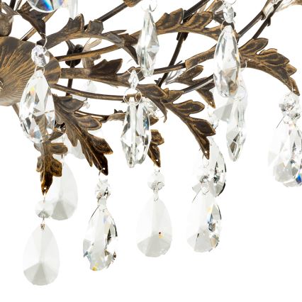 ONLI - Plafoniera TERESA 5xE14/6W/230V bronzo