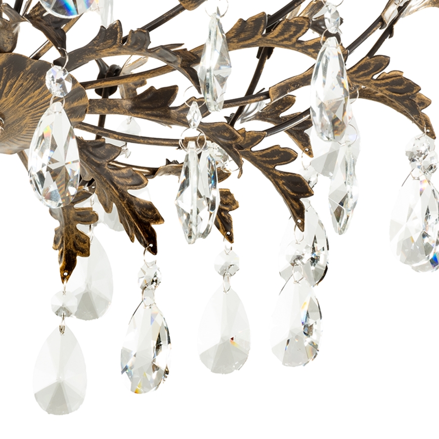 ONLI - Plafoniera TERESA 5xE14/6W/230V bronzo