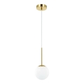Open Design OR80087 - Lampada a sospensione da bagno BAO con cavo 1xG9/8W/230V IP44 dorata