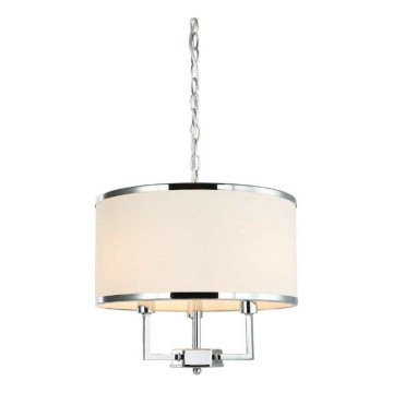 Open Design OR80209 - Lampadario a catena CASA 3xE14/12W/230V crema/cromo lucido