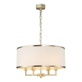 Open Design OR80230 - Lampadario a catena CASA 6xE14/15W/230V crema/ottone