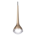 Open Design OR80315 - Lampadario a sospensione con cavo CRIMA LED/7W/230V oro rosa