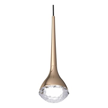 Open Design OR80315 - Lampadario a sospensione con cavo CRIMA LED/7W/230V oro rosa