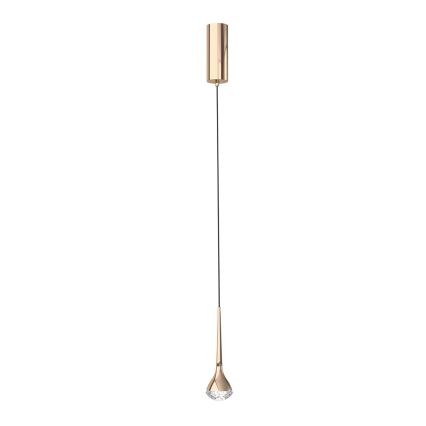 Open Design OR80315 - Lampadario a sospensione con cavo CRIMA LED/7W/230V oro rosa