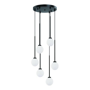Open Design OR80636 - Lampadario su cavo OTA 6xG9/8W/230V nero