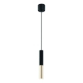 Open Design OR80810 - Lampadario a sospensione su cavo SLIMI 1xG9/3,5W/230V nero/oro