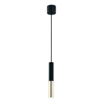 Open Design OR80810 - Lampadario a sospensione su cavo SLIMI 1xG9/3,5W/230V nero/oro