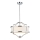 Open Design OR80902 - Lampadario a stelo STESSO 4xE27/15W/230V Ø 42 cm cromo lucido/bianco