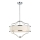 Open Design OR80919 - Lampadario a stelo STESSO 4xE27/15W/230V Ø 55 cm cromo lucido/bianco